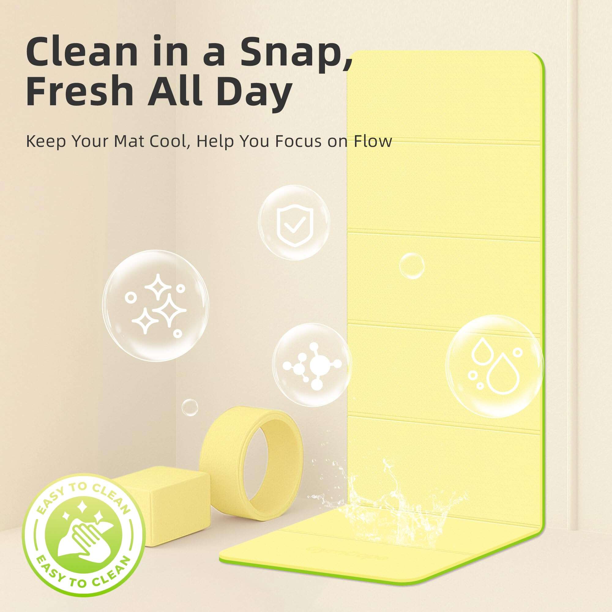 Tapete de Yoga Plegable para Viaje GymCope � 72"x24"x1/4" - Imagen 10