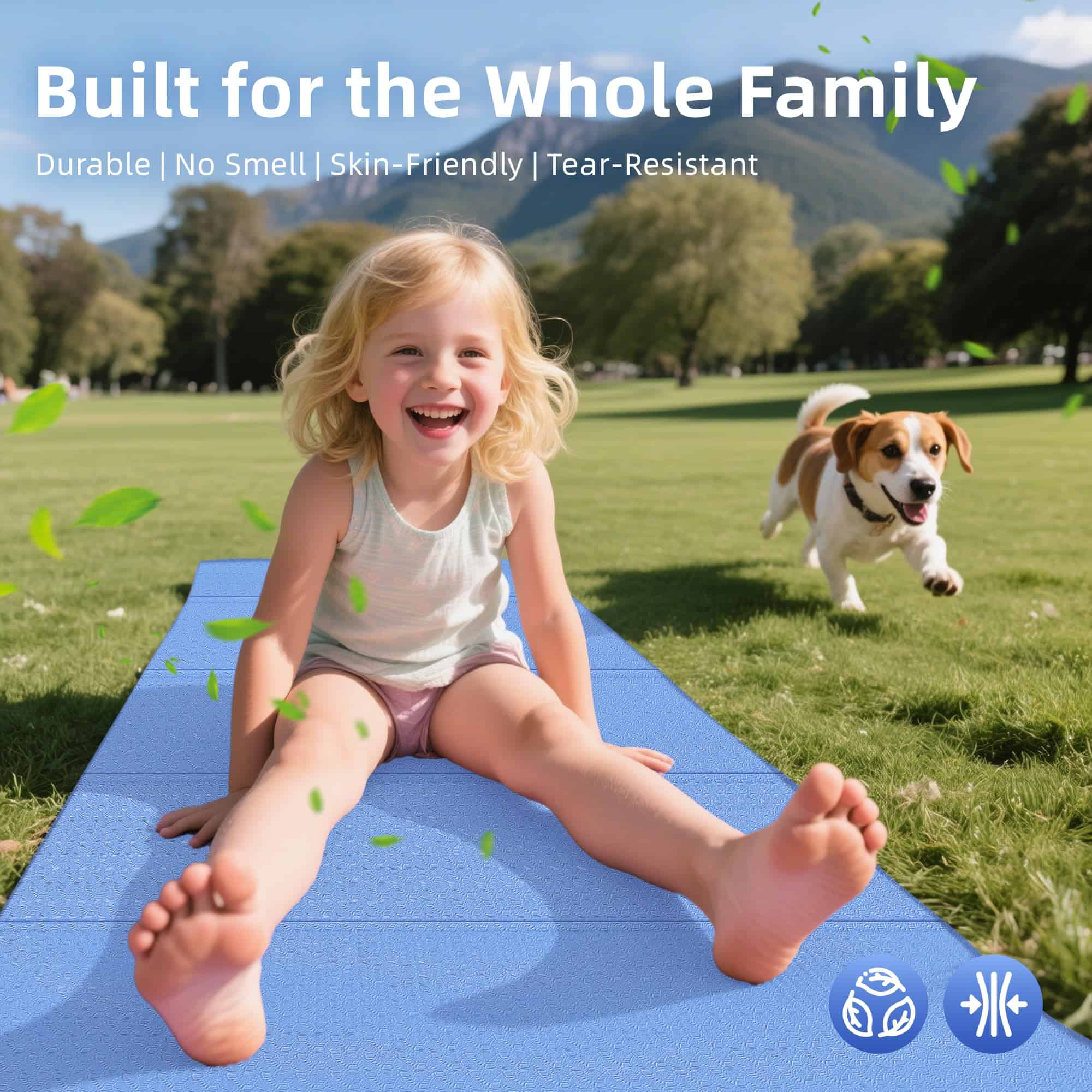 Tapete de Yoga Plegable GymCope - -Azul - Imagen 8