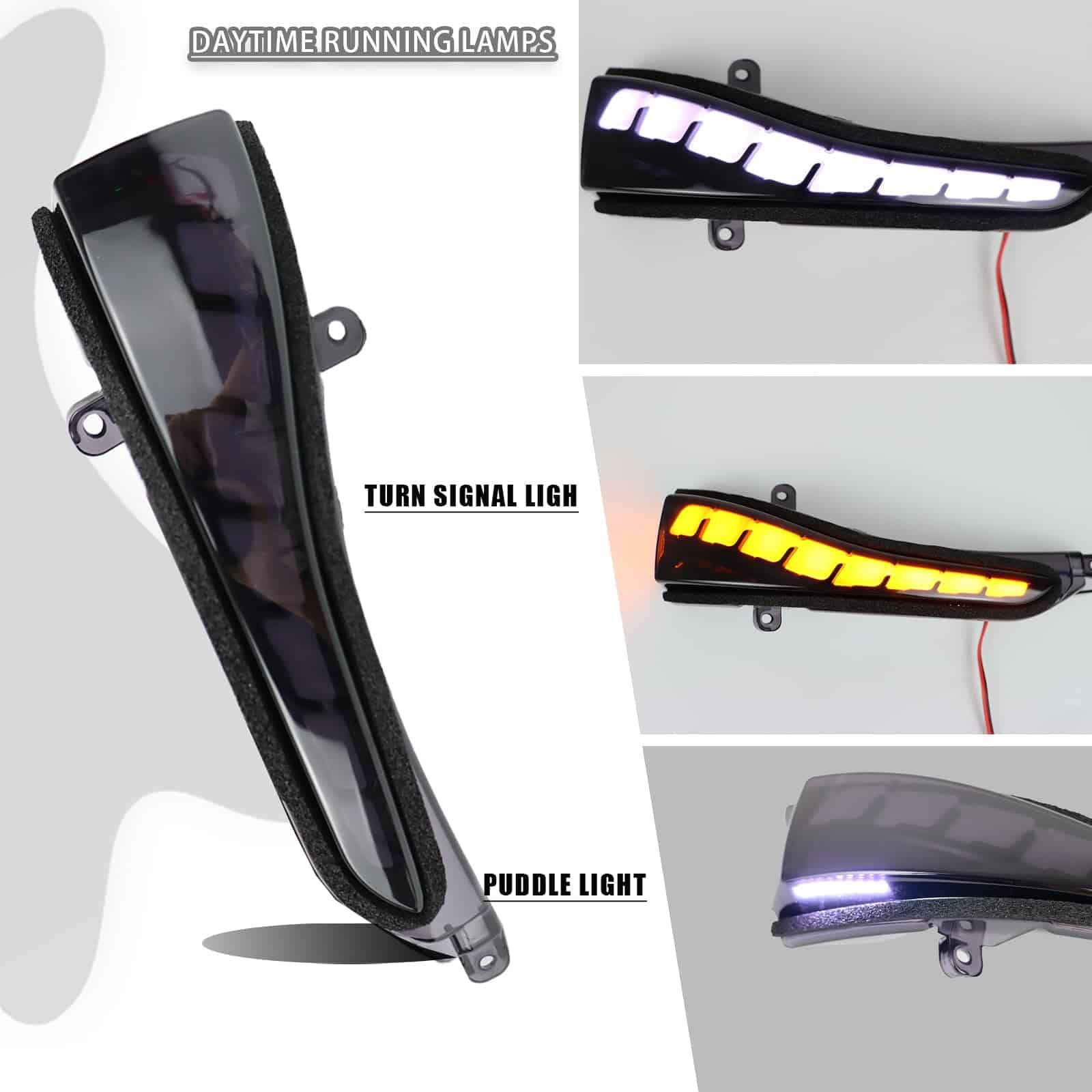 Bombilla de señal de giro secuencial LED de espejo lateral - Imagen 3