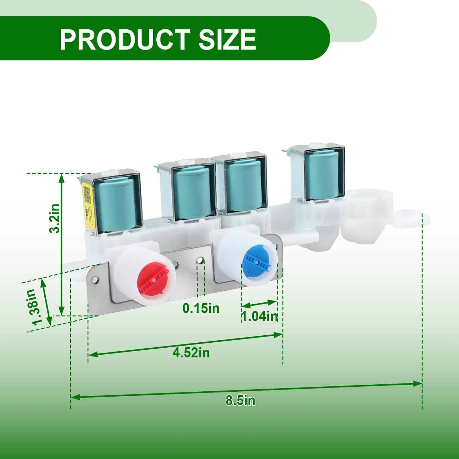 Válvula de entrada de agua para - lavadora - Imagen 3