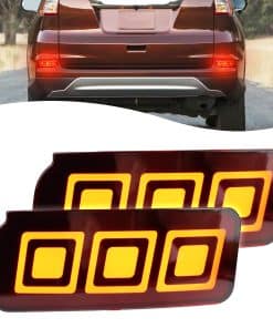 ZDEERAOTO 2pc Full LED Reflectores Traseros para