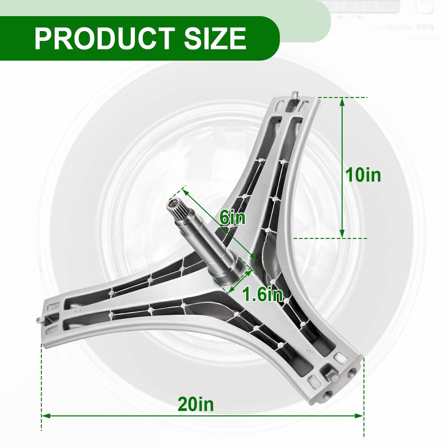 Ensamble de Eje de Brida DC97-14421A Compatible con - Imagen 3