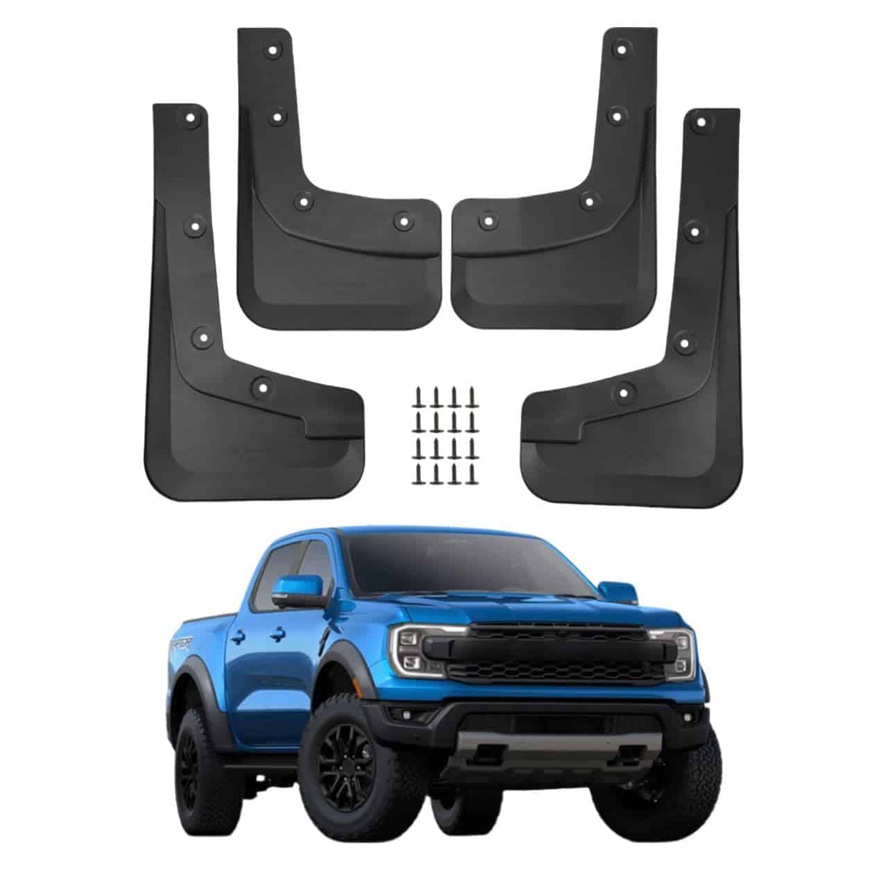 Mud Flaps para Ford Ranger 2024 2025, Guardabarros de