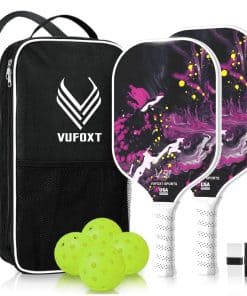 Set de Paletas de Pickleball de 2, Aprobadas por USAPA,