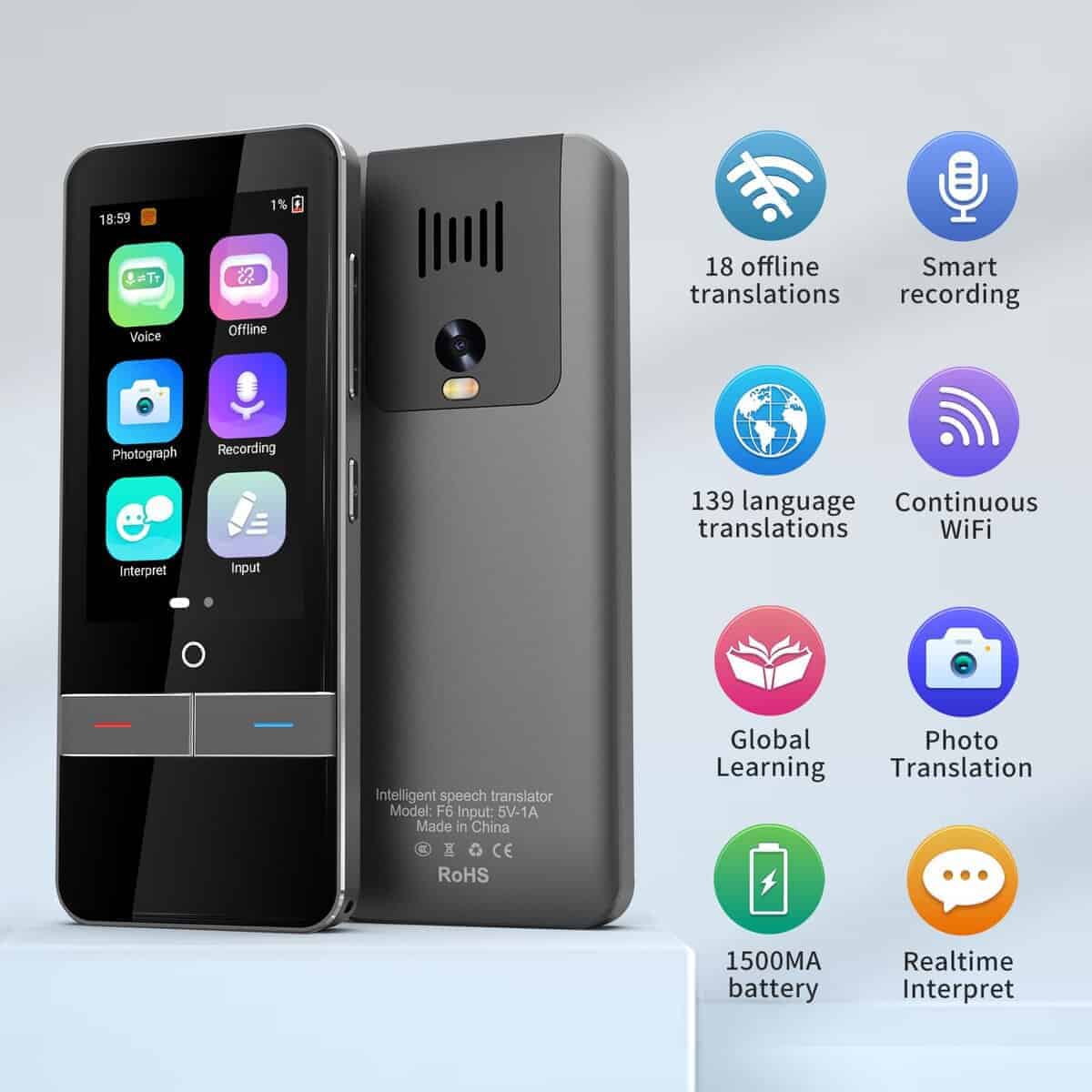 Dispositivo Traductor de Idiomas, Traducción Instantánea - Imagen 3