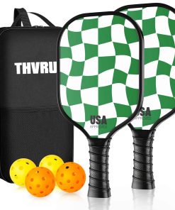 THVRUE Raquetas de Pickleball, Set de 2 paletas de Pickle