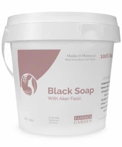 Jabón Negro de Fatima's Garden con Aker Fassi - Limpiador