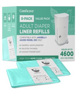 8 Pack Refill de Forros para Pañales de Adulto, Compatible