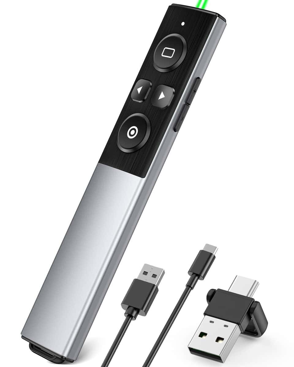 Clicker inalámbrico para presentaciones, Clicker USB Tipo C