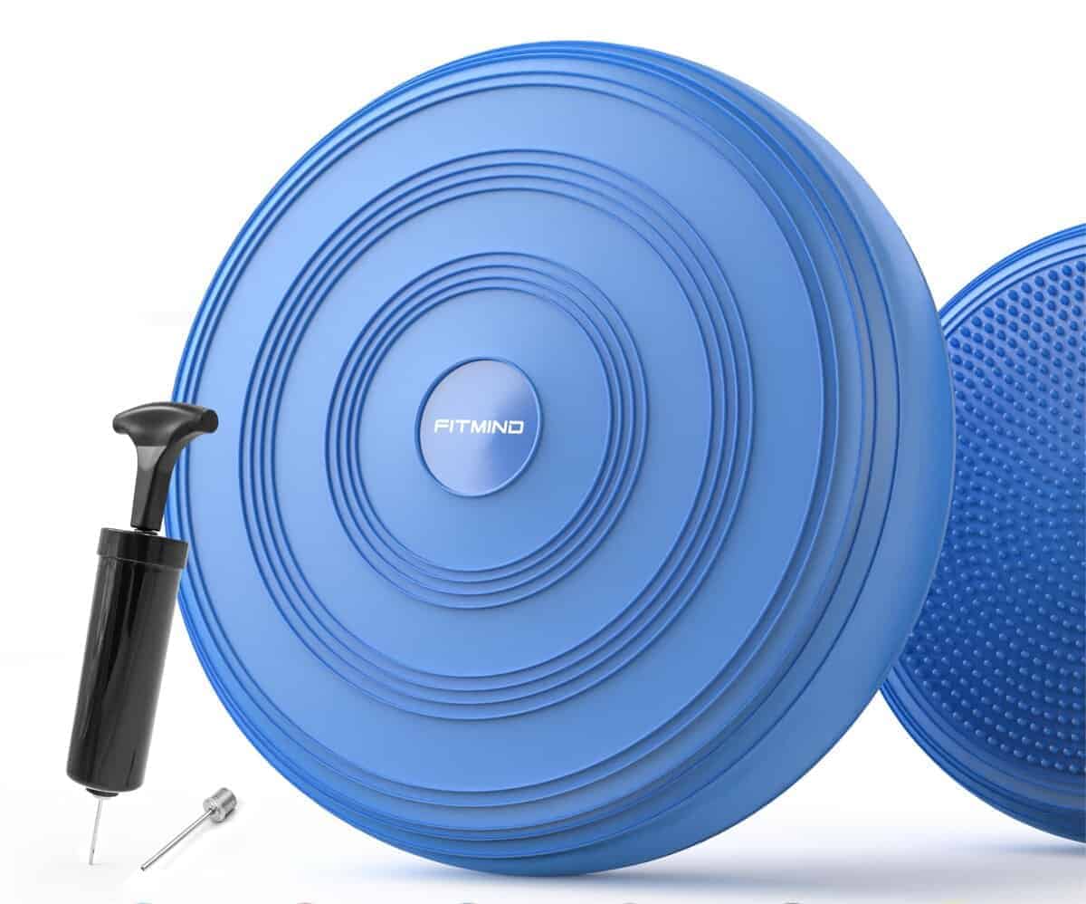 Cojín Inflable FITMIND para Balanceo, Disco Dyna, Textura