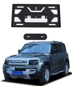 Marco de matrícula delantera de coche de aleación de