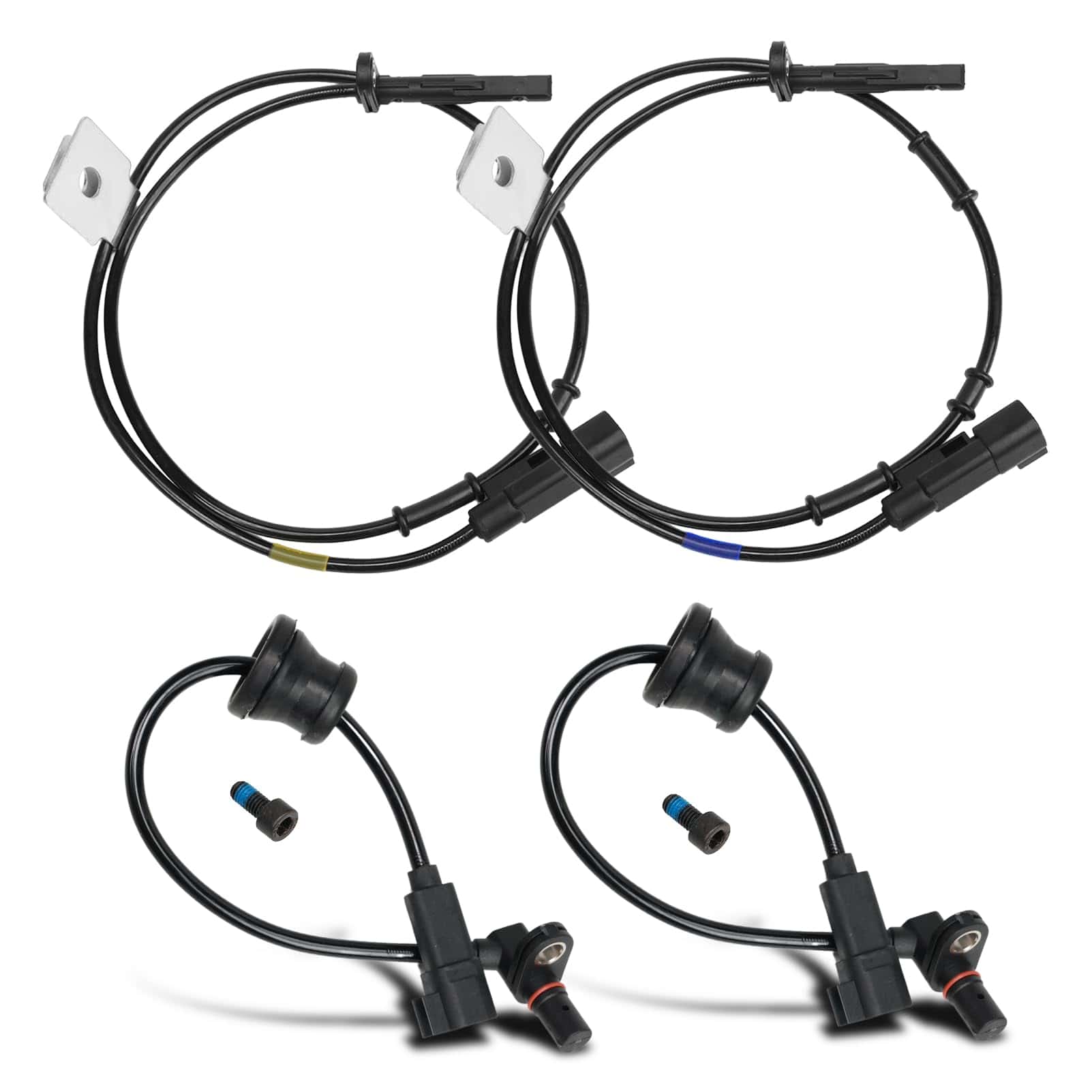 Fraylis 4PCS Sensor de Velocidad de la Rueda ABS para