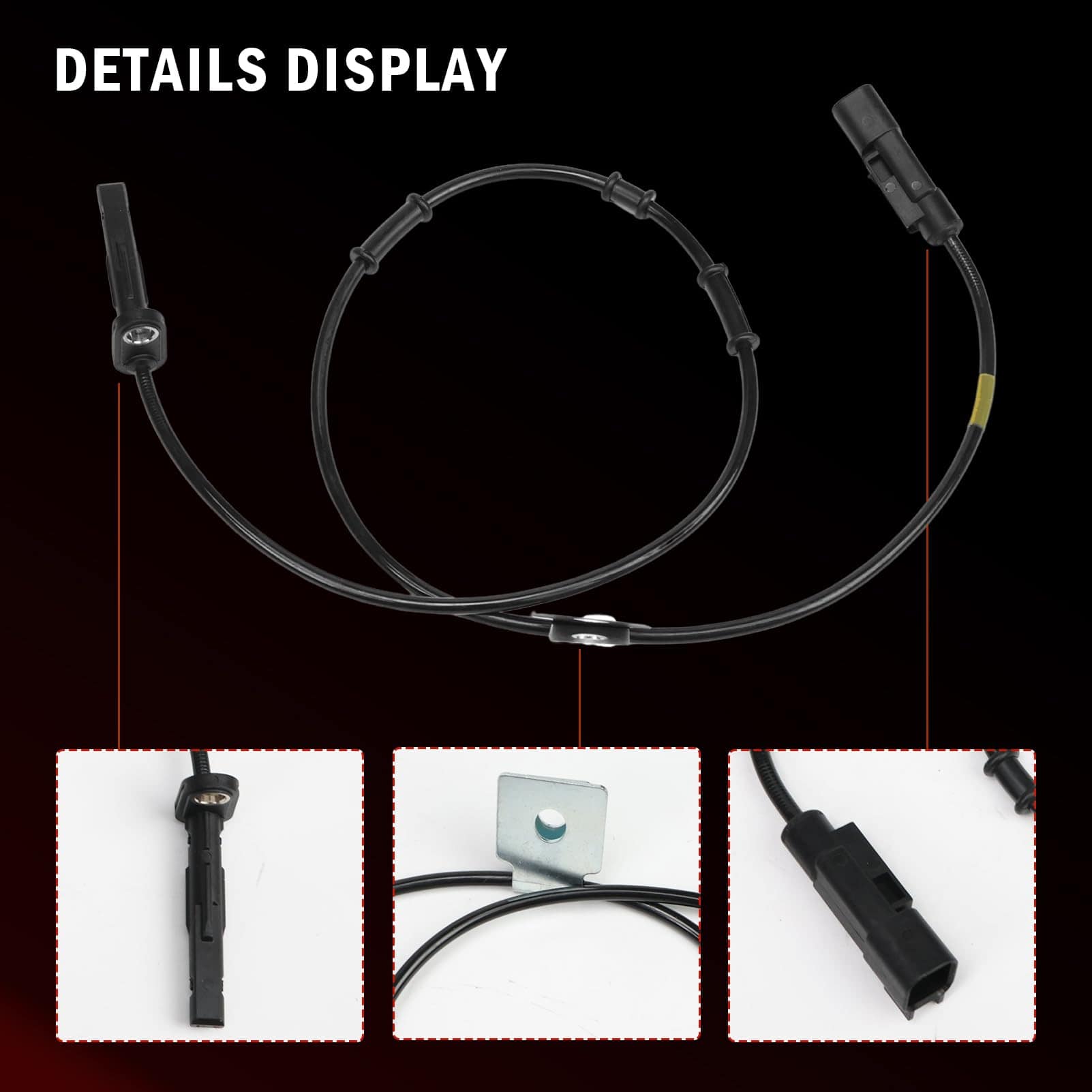 Fraylis 4PCS Sensor de Velocidad de la Rueda ABS para - Imagen 4