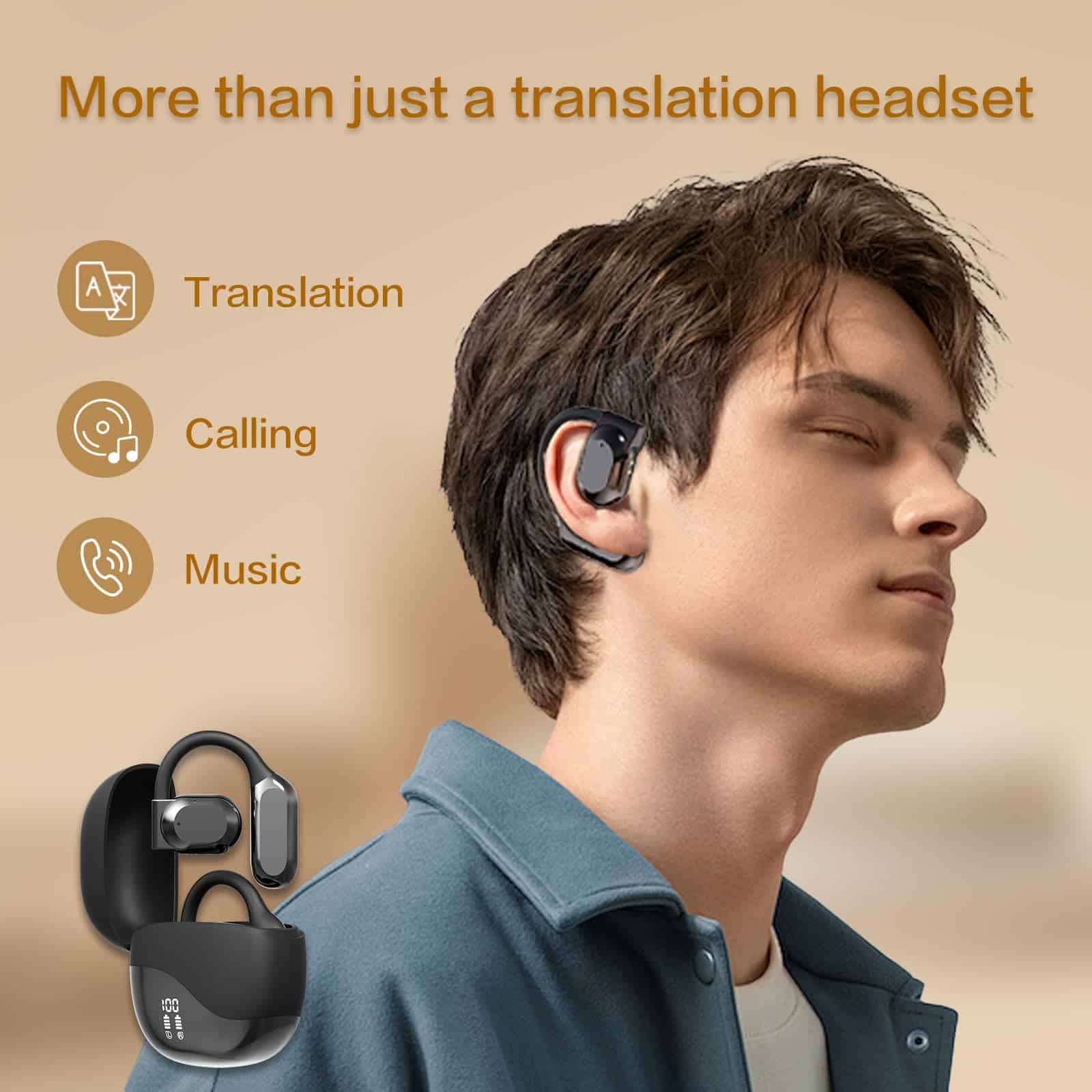 Auriculares de traducción de IA, Bluetooth inalámbricos 3 - Imagen 6
