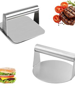 2 Pack Prensa para Hamburguesas Smash, Prensa Redonda para
