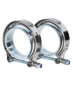 Abrazadera en V de 3.5 Pulgadas con Brida Macho Hembra de