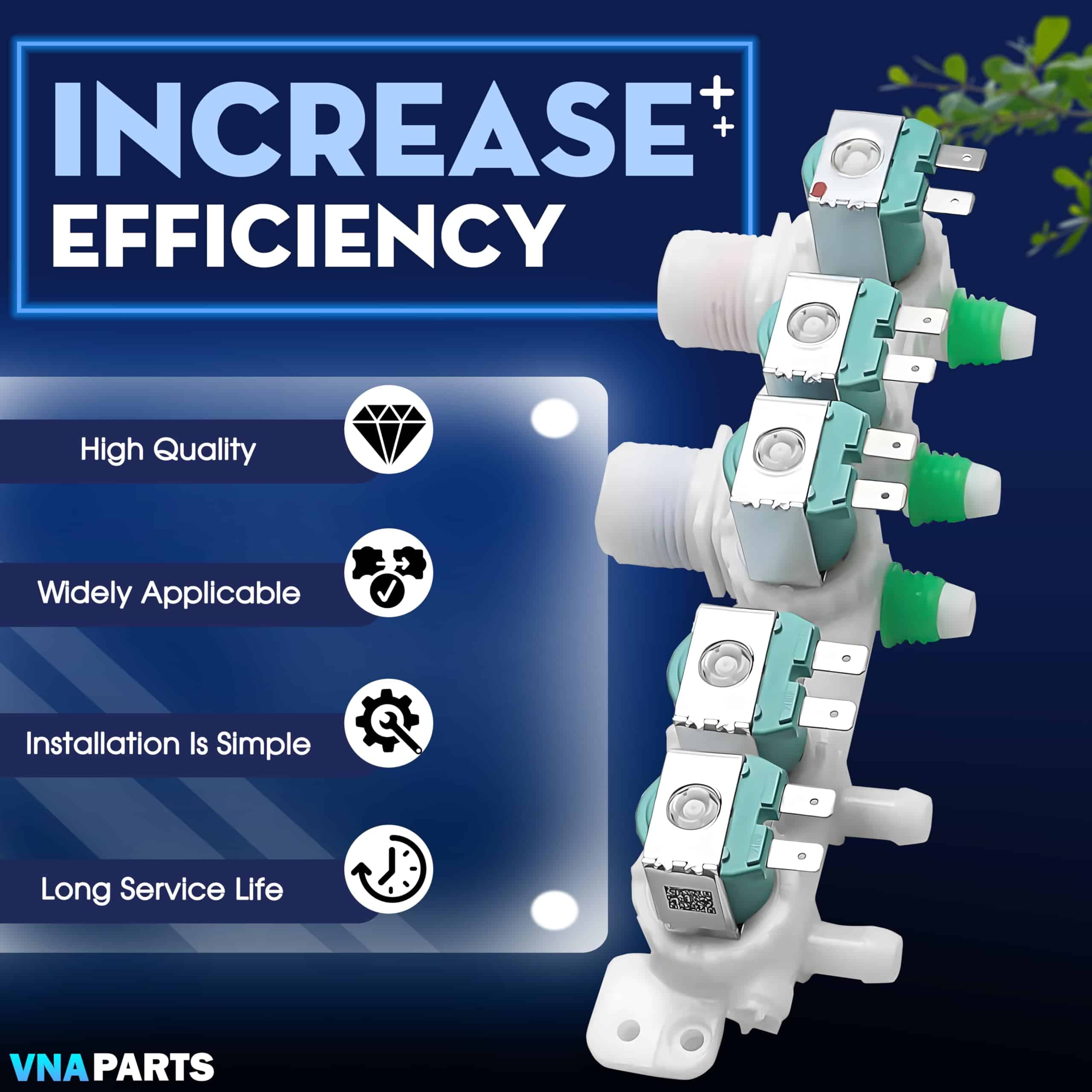 Válvula de entrada de agua para lavadora Reemplaza - Imagen 6