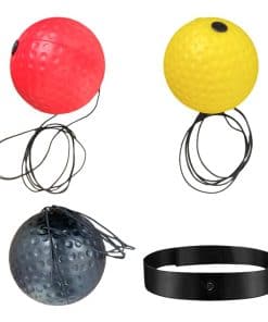 Pelota de reflejos de boxeo, con protector de cabeza y