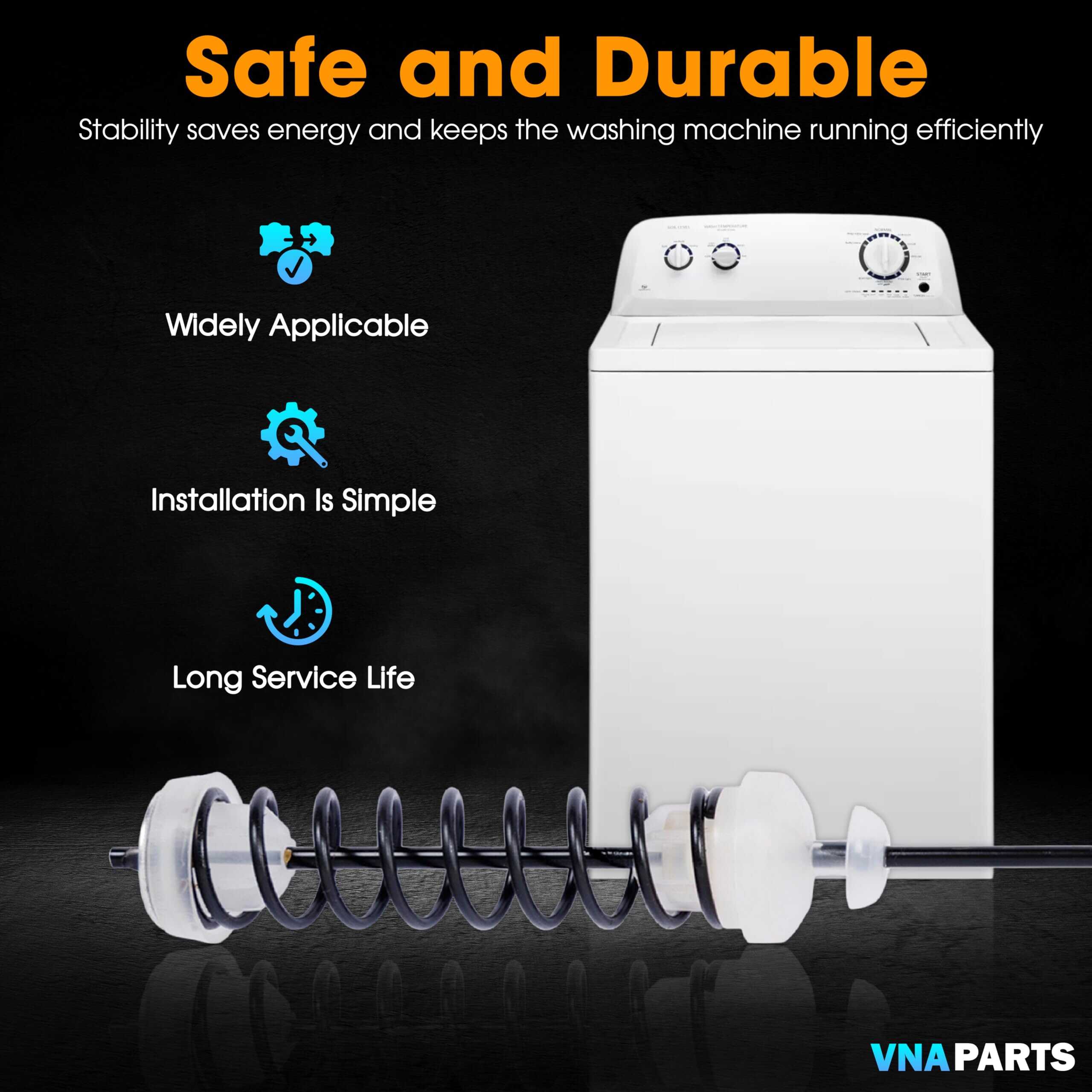 Kit de Varillas de Suspensión para Lavadora Whirlpool - Imagen 8