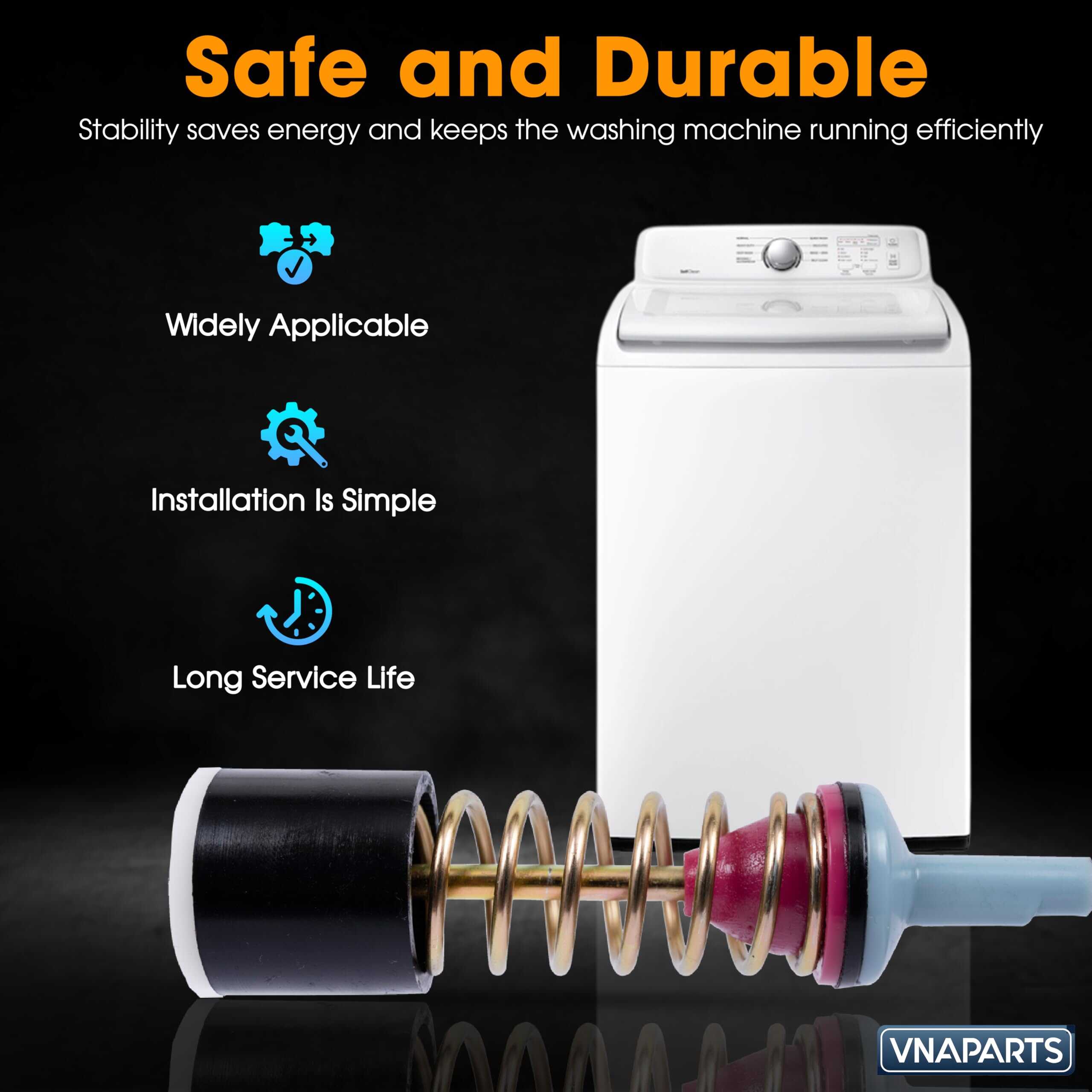 Conjunto de Varillas de Suspensión para Lavadora Samsung - Imagen 9