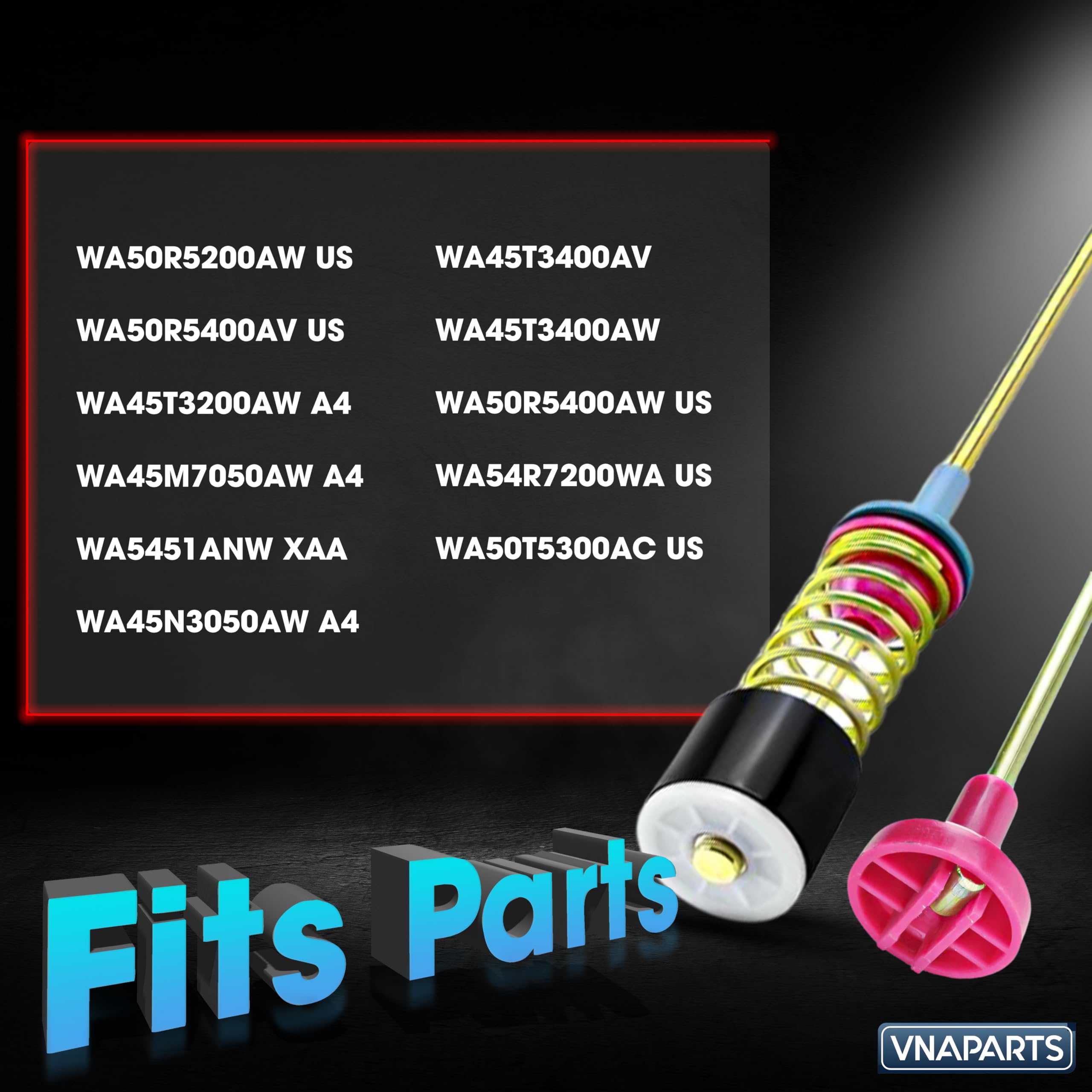 Conjunto de Varillas de Suspensión para Lavadora Samsung - Imagen 4