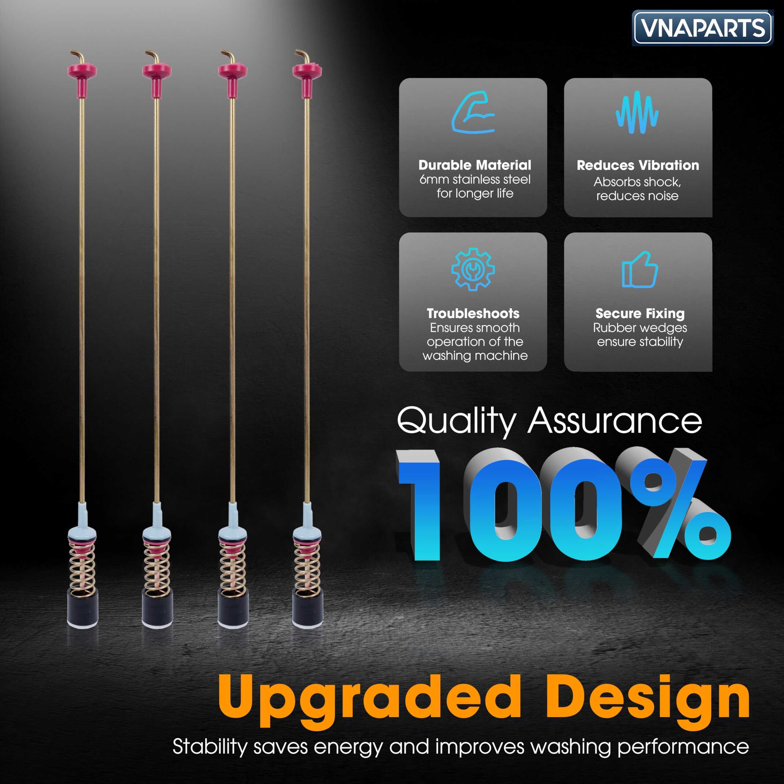 Conjunto de Varillas de Suspensión para Lavadora Samsung - Imagen 5