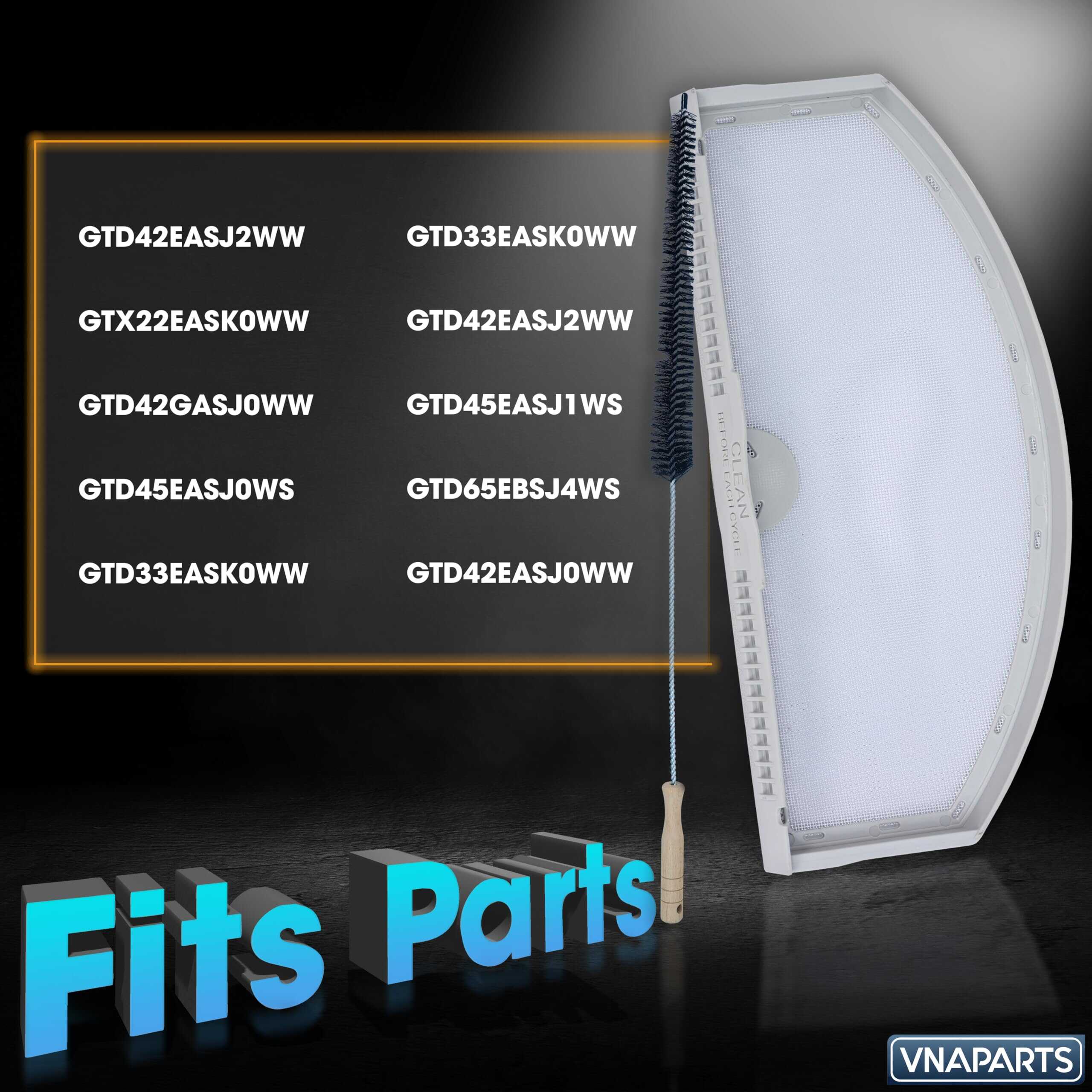 Filtro de pelusa para secadoras GTD42EASJ2WW GTX22EASK0WW - Imagen 4