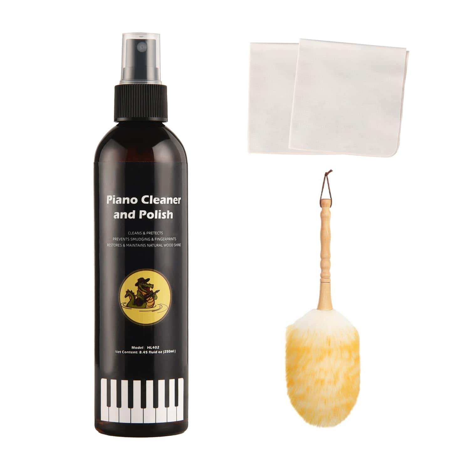 Limpiador de pianos Meoctrwh 8.4 oz, Limpiador y pulidor