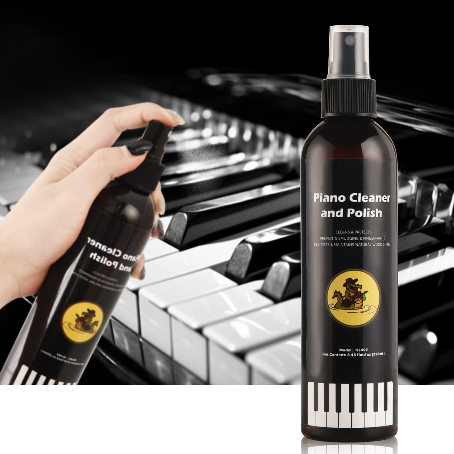 Limpiador de pianos Meoctrwh 8.4 oz, Limpiador y pulidor - Imagen 3