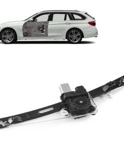 Covnikyer Regulador de Ventana Trasera Derecha del Pasajero