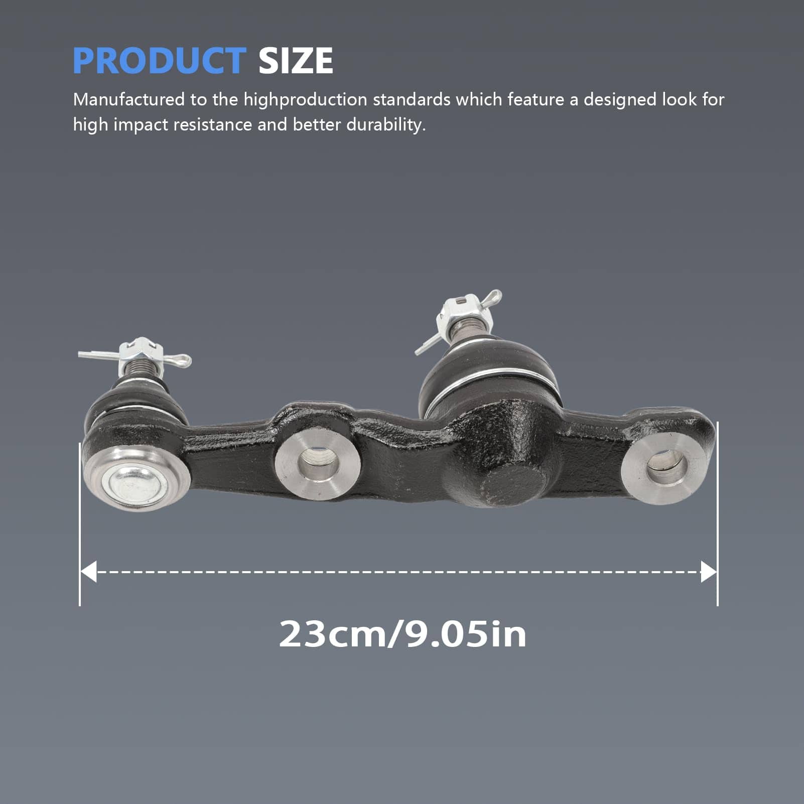 2 Piezas Junta de suspensión de bola delantera inferior - Imagen 4