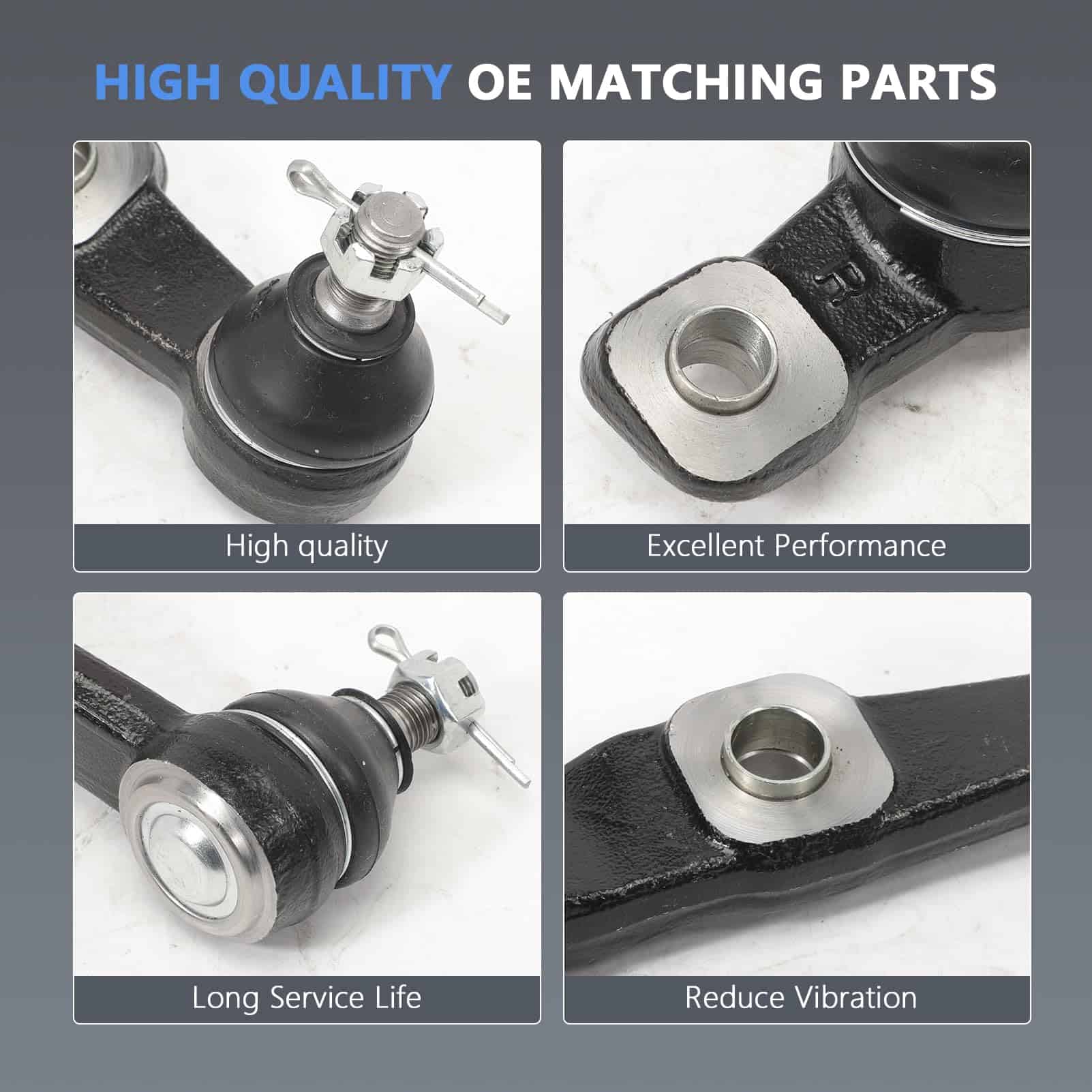 2 Piezas Junta de suspensión de bola delantera inferior - Imagen 5