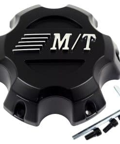 Tapa central del cubo de la llanta de la rueda negra