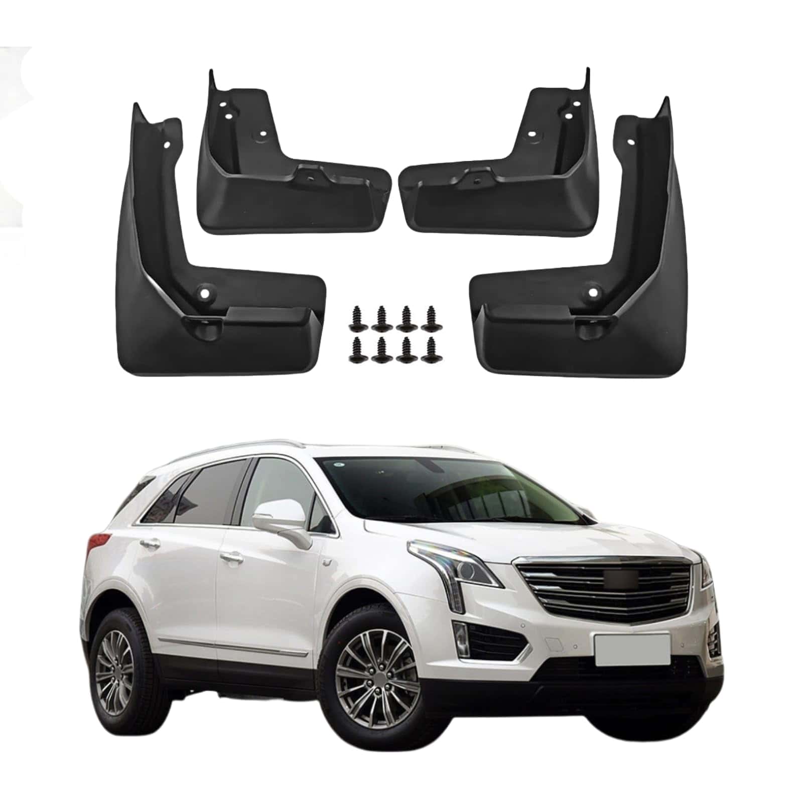 Mud Flaps para Cadillac XT5 2016 2017 2018 2019 2020-2024 -