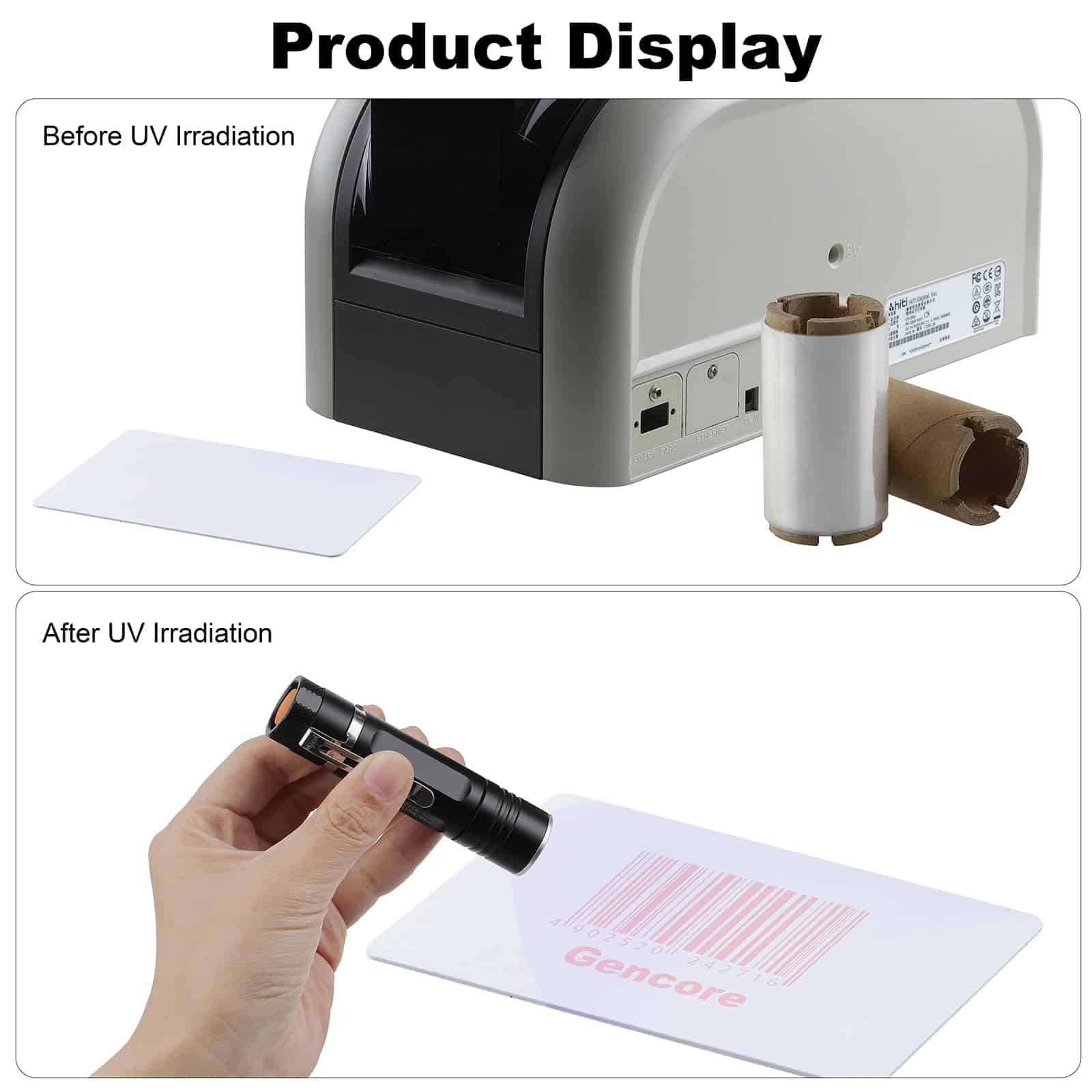 Ribbon de Color UV 2.36�� x 295�, 1 Rollo, Gcore 60mm x 90m - Imagen 5