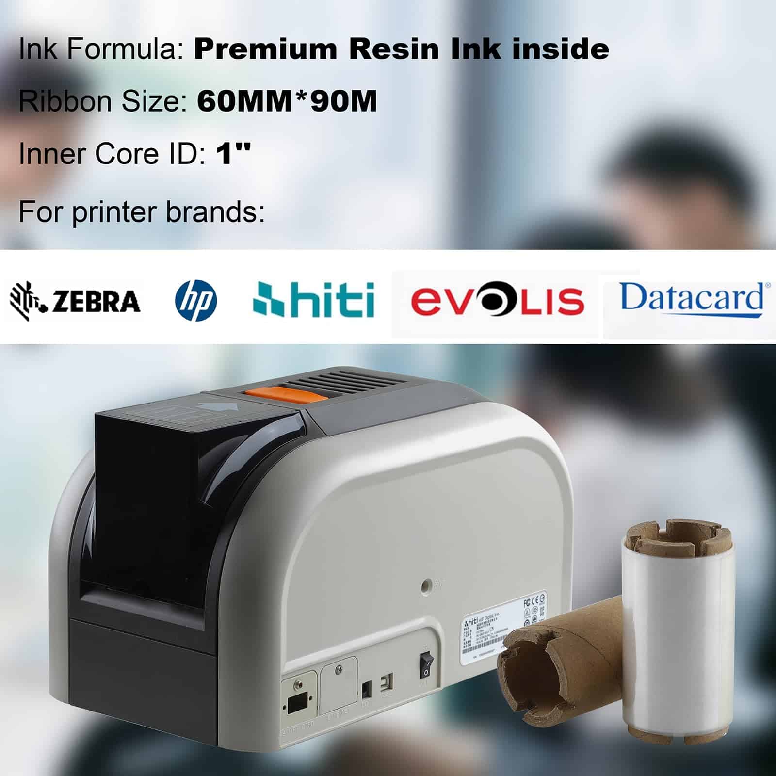 Ribbon de Color UV 2.36�� x 295�, 1 Rollo, Gcore 60mm x 90m - Imagen 3