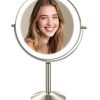 Espejo de Maquillaje Profesional Grande de 9 -Níquel Perla