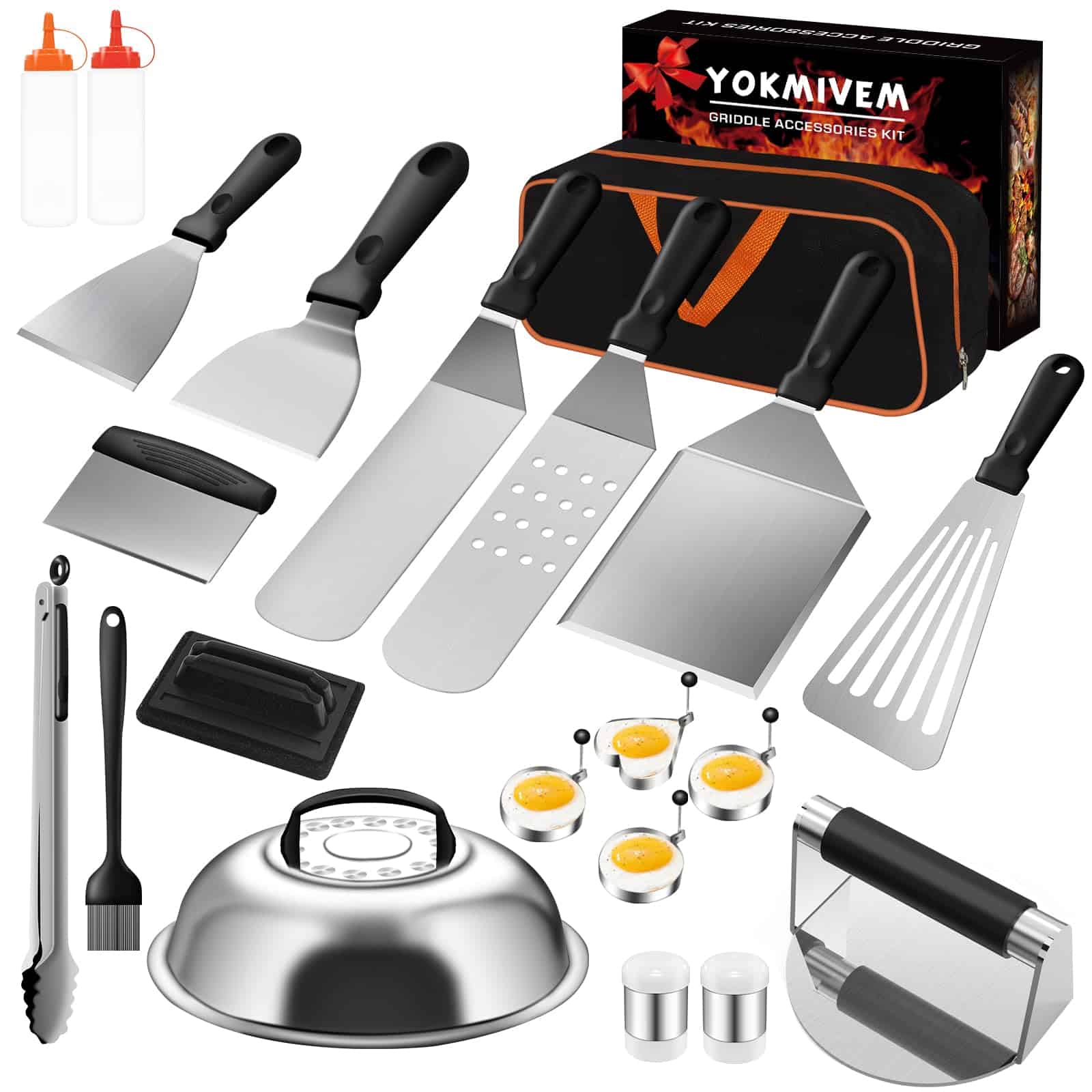 Kit de Accesorios para Parrilla YOKMIVEM, 32 PCS para