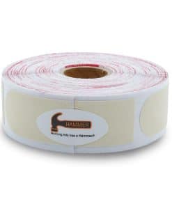 Rollo de 1" Cinta Blanca para Boliches Hammer - 250 Piezas