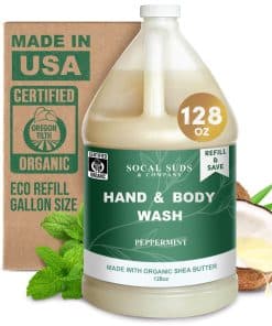 SoCal Suds & Company 128oz Jabón de Manos y Cuerpo Orgánico