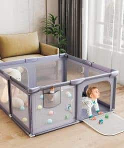 Corralito para bebés, 50x50 pulgadas de patio de juegos