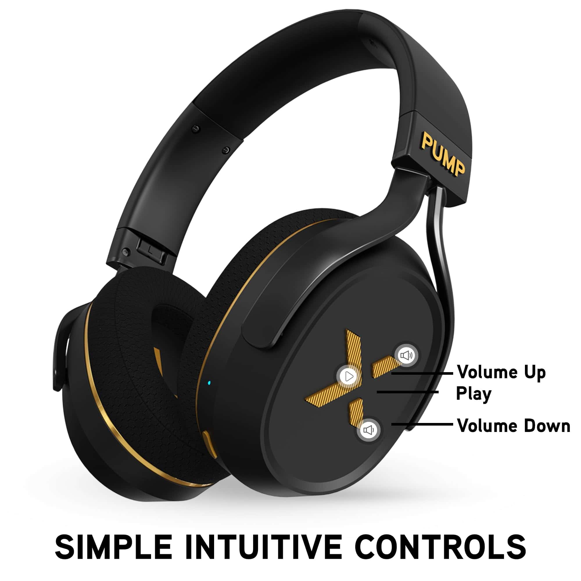 BlueAnt Pump X - Audífonos de Gimnasio | Blanco/Dorado | - Imagen 9