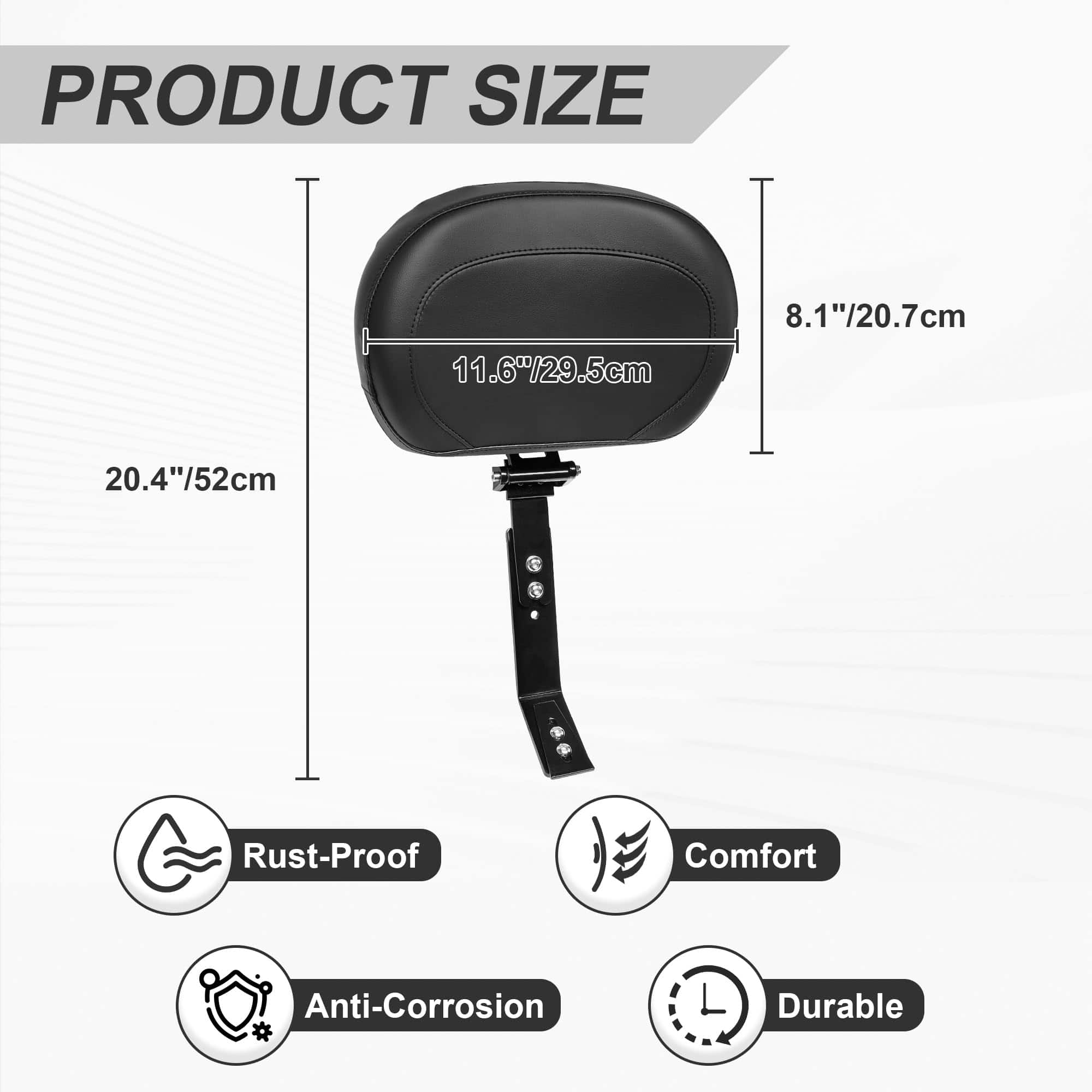 Kit de montaje de respaldo ajustable para el conductor con - Imagen 3