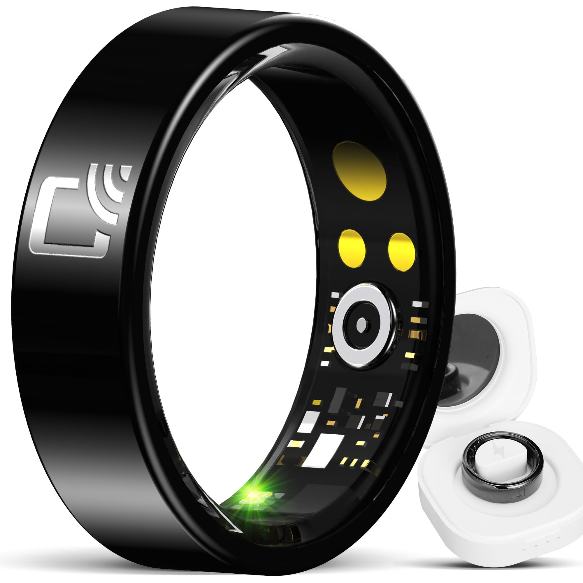 Anillo Inteligente Hugrow para Hombres y -Negro