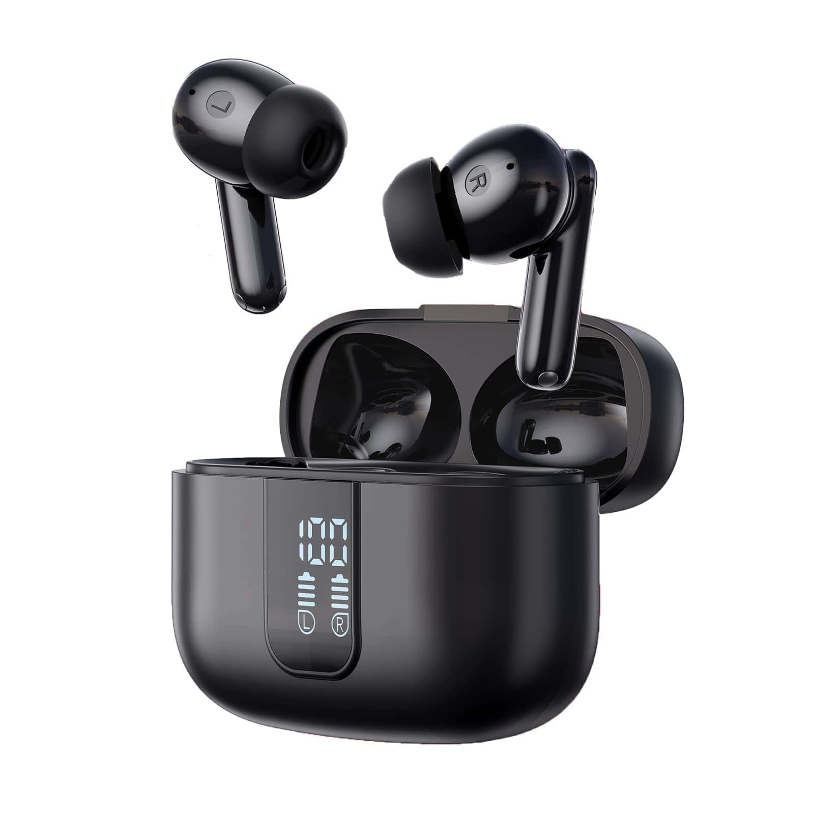 Auriculares traductores de idiomas AI, -Negro