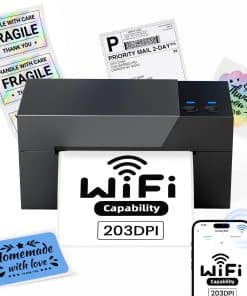 Impresora de etiquetas de envío WiFi 4x6 - Impresora