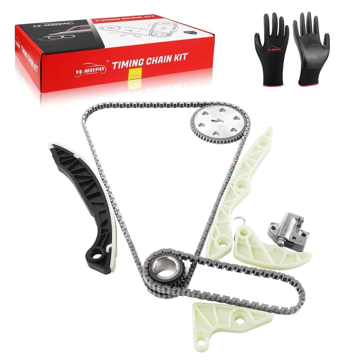 YA-MAYPAY Juego de Cadena de Tiempo Kit Piñón de Cigüeñal