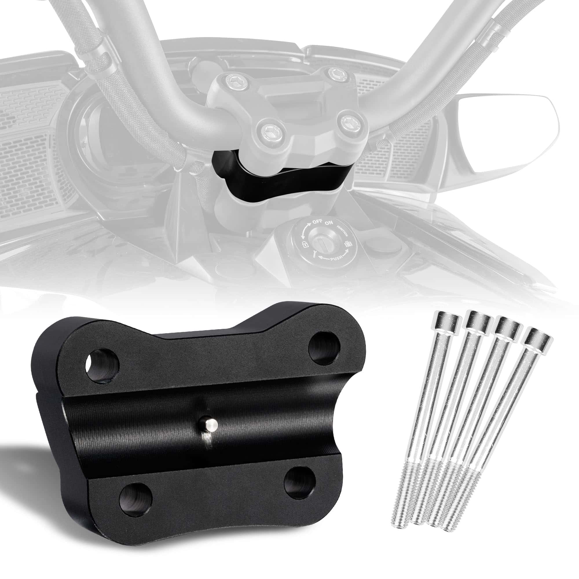 Kit de elevadores de manillar de aluminio billet para Can