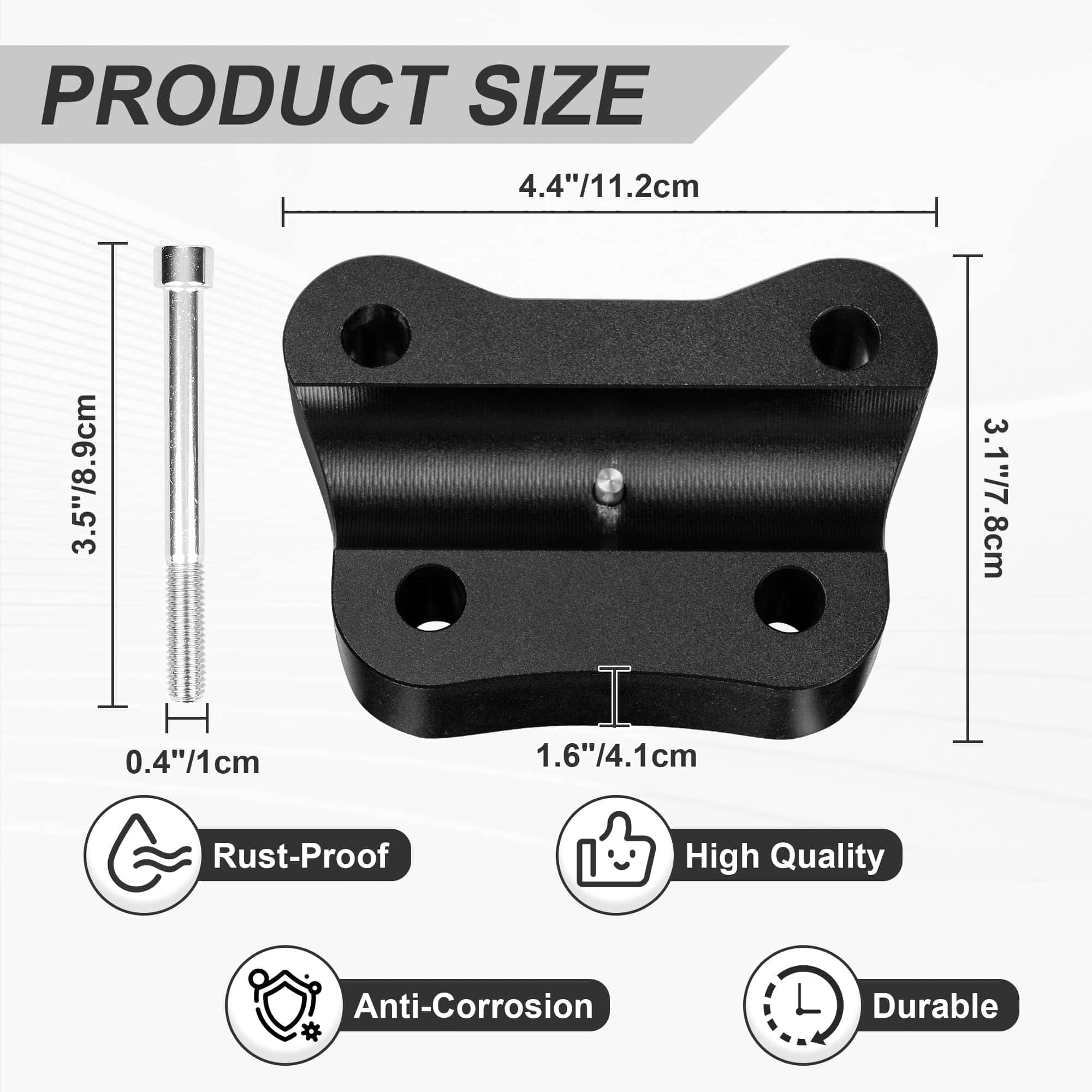 Kit de elevadores de manillar de aluminio billet para Can - Imagen 3