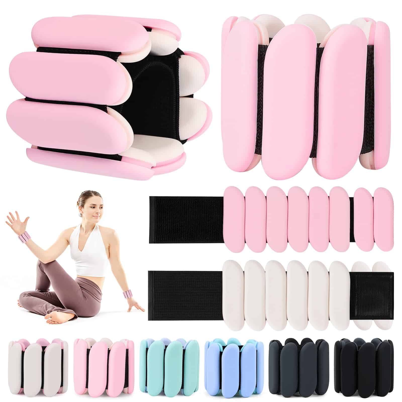 Pulseras de peso para muñecas, pesos para muñecas y